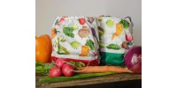 Suprise theme Vegetable - 2.0 - Pocket diaper - Ready to ship